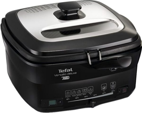 TEFAL FR491870 Versalio 7 az 1-ben multifunkciós olajsütő, fekete