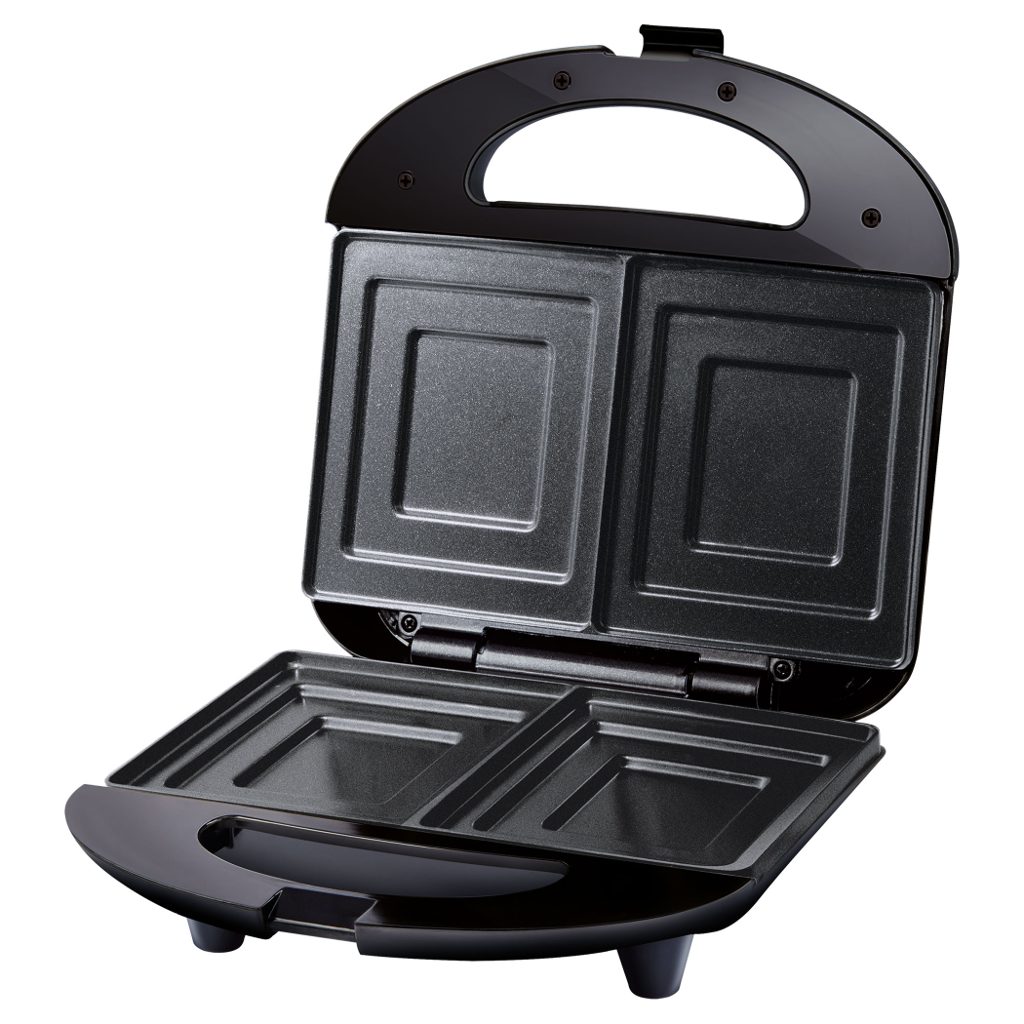 SENCOR SSM 4220SS inox szendvicssütő tapadásmentes sütőlapokkal – 2. kép