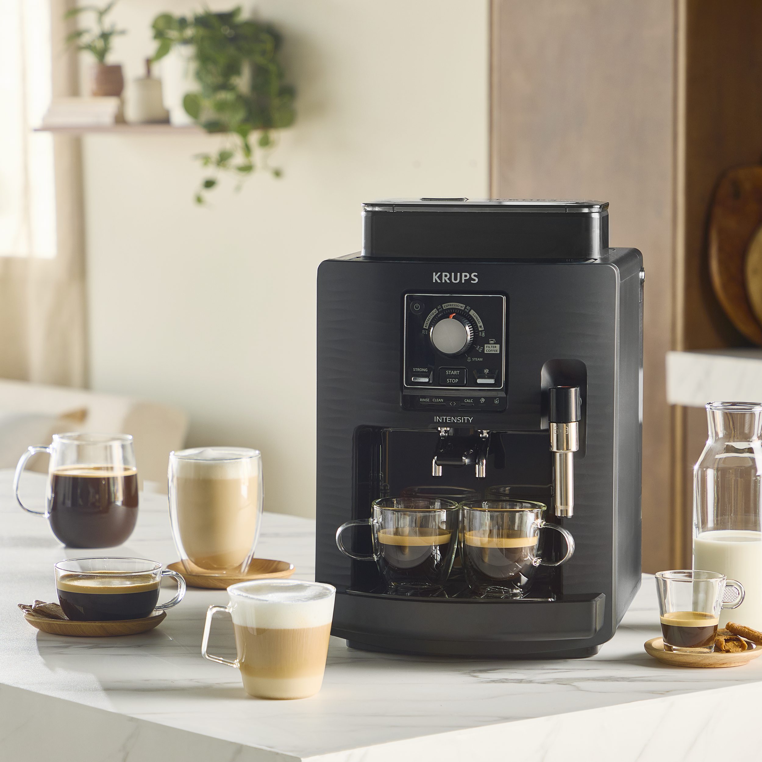 KRUPS EA5008E0 automata eszpresszógép 4 feketekávé-itallal – 5. kép