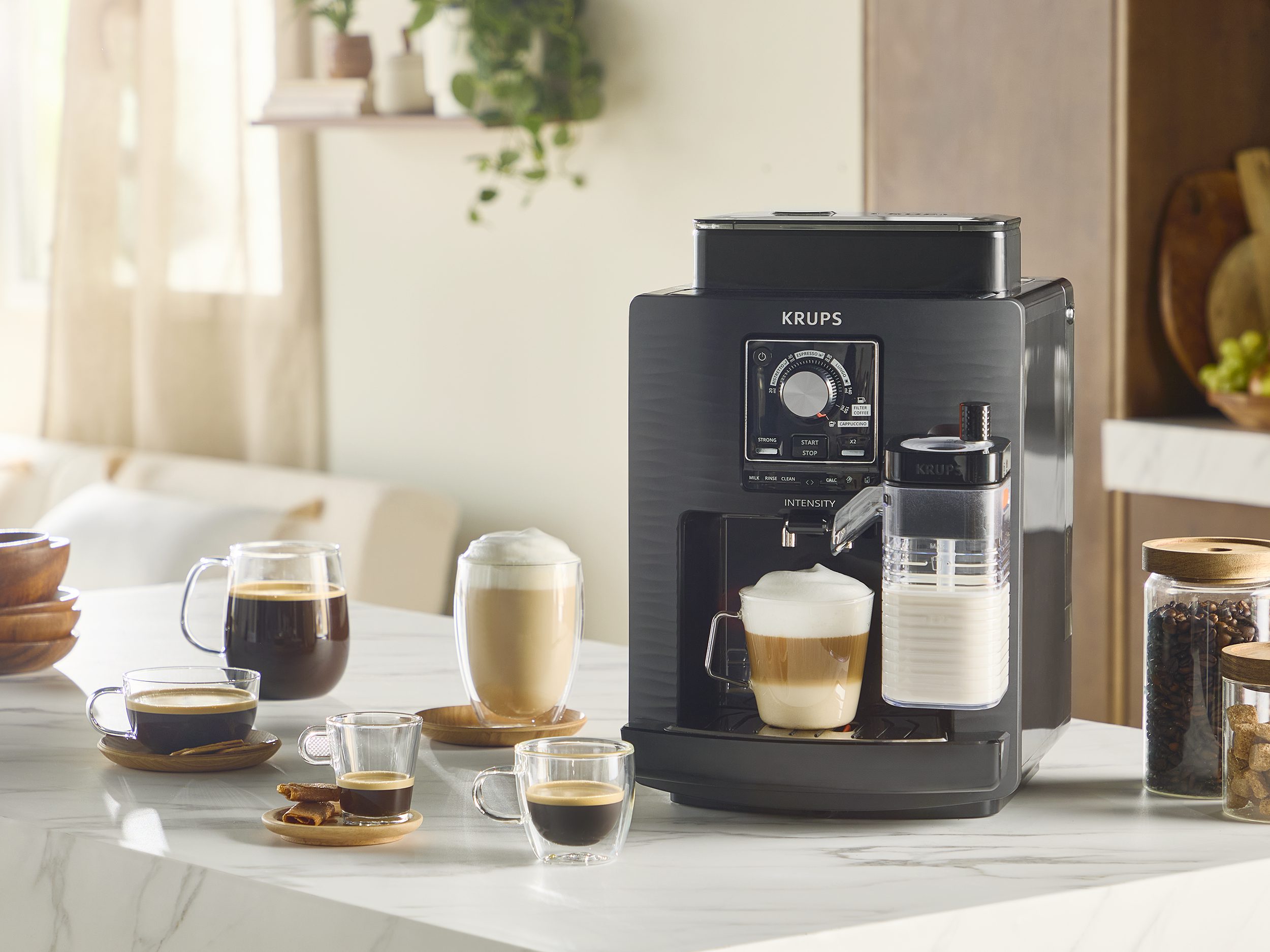 KRUPS EA5028E0 Intensity Milk automata kávéfőző 5 itallal és integrált tejhabosítóval – 4. kép