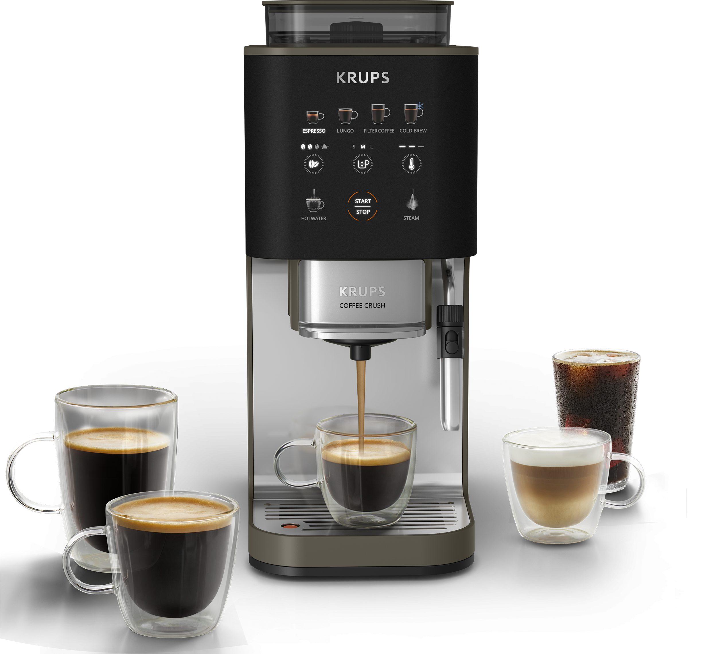KRUPS SA403BE0 Coffee Crush Experience automata kávéfőző – 2. kép