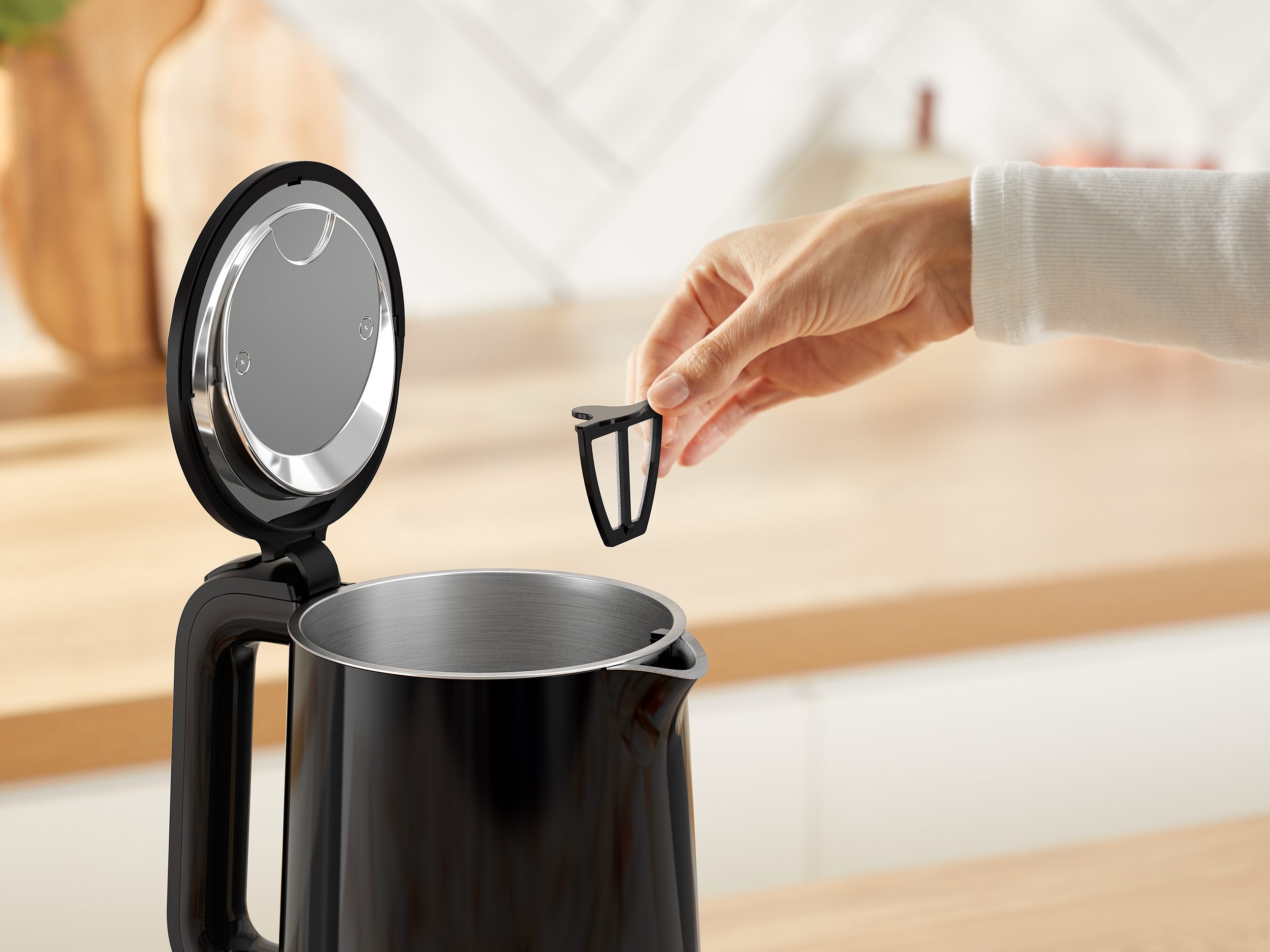 TEFAL KO6518E0 Thermo Protect Control fekete vízforraló 6 hőfokkal – 3. kép