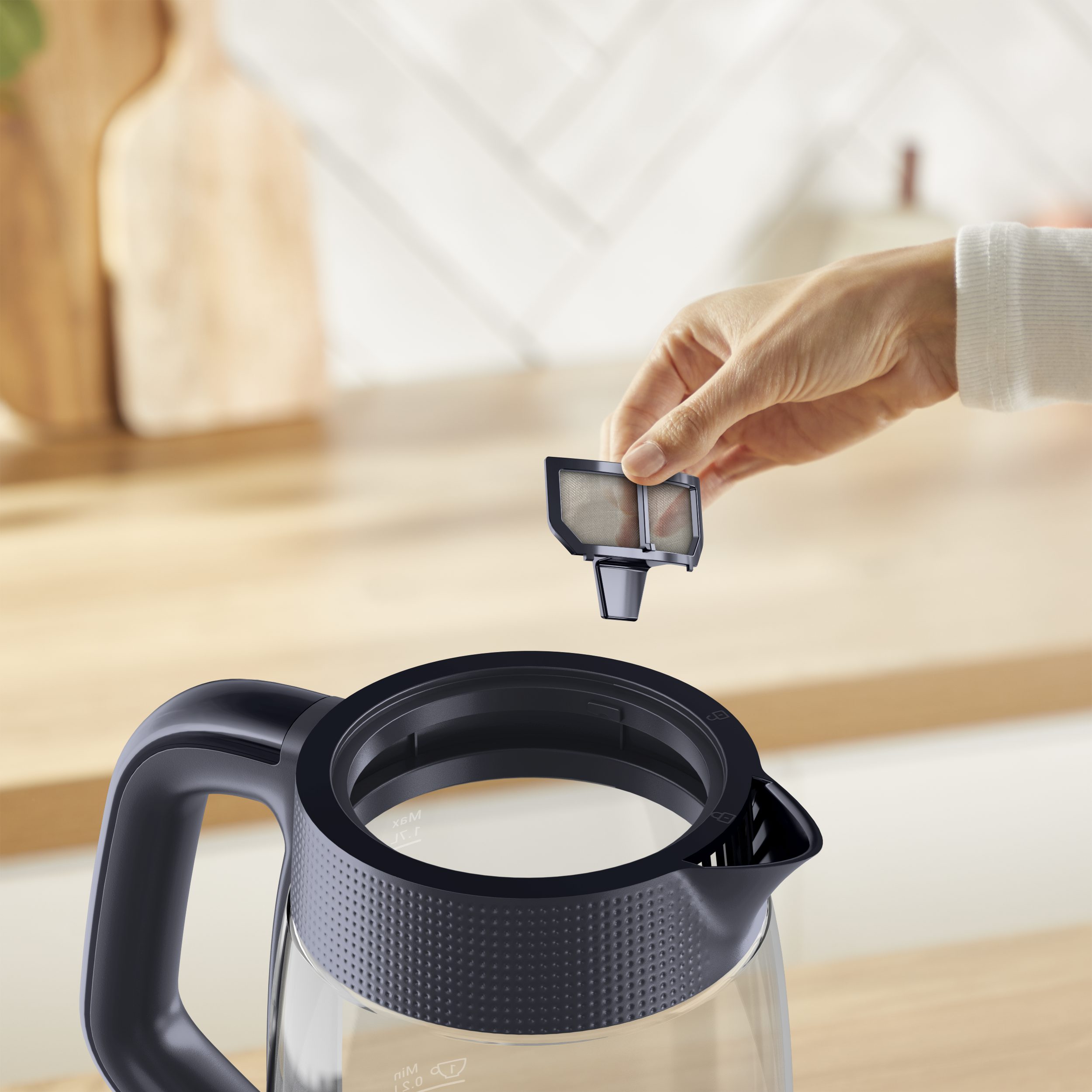 TEFAL KO2G08E0 Morning Glass üveg vízforraló 1,7 literes kapacitással – 8. kép