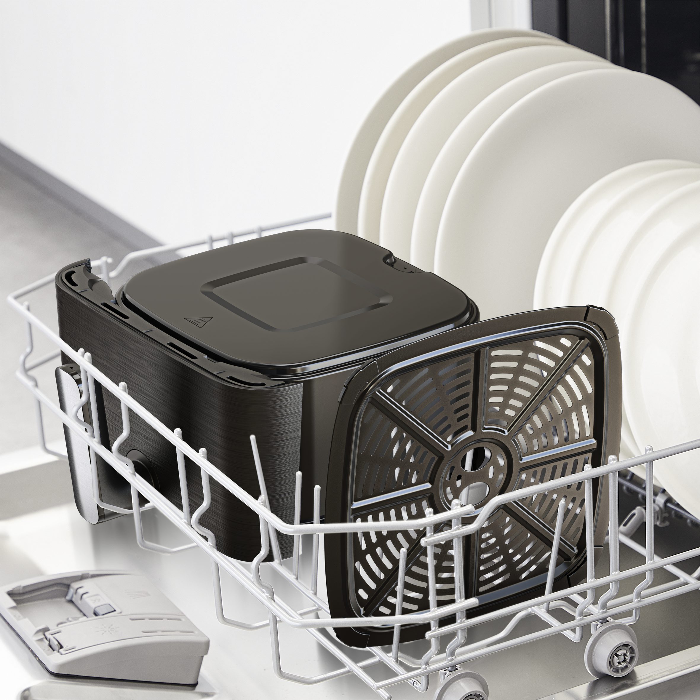 TEFAL EY8618E0 Easy Fry Mega 7,5 literes kompakt forrólevegős sütő – 5. kép