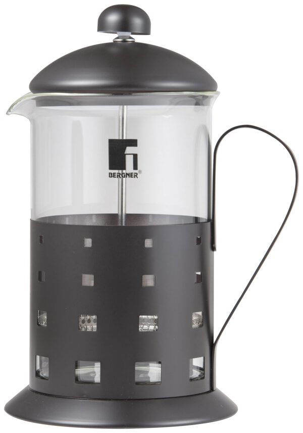 BERGNER BG-38316-GY 800 ml-es dugattyús kávé- és teakészítő