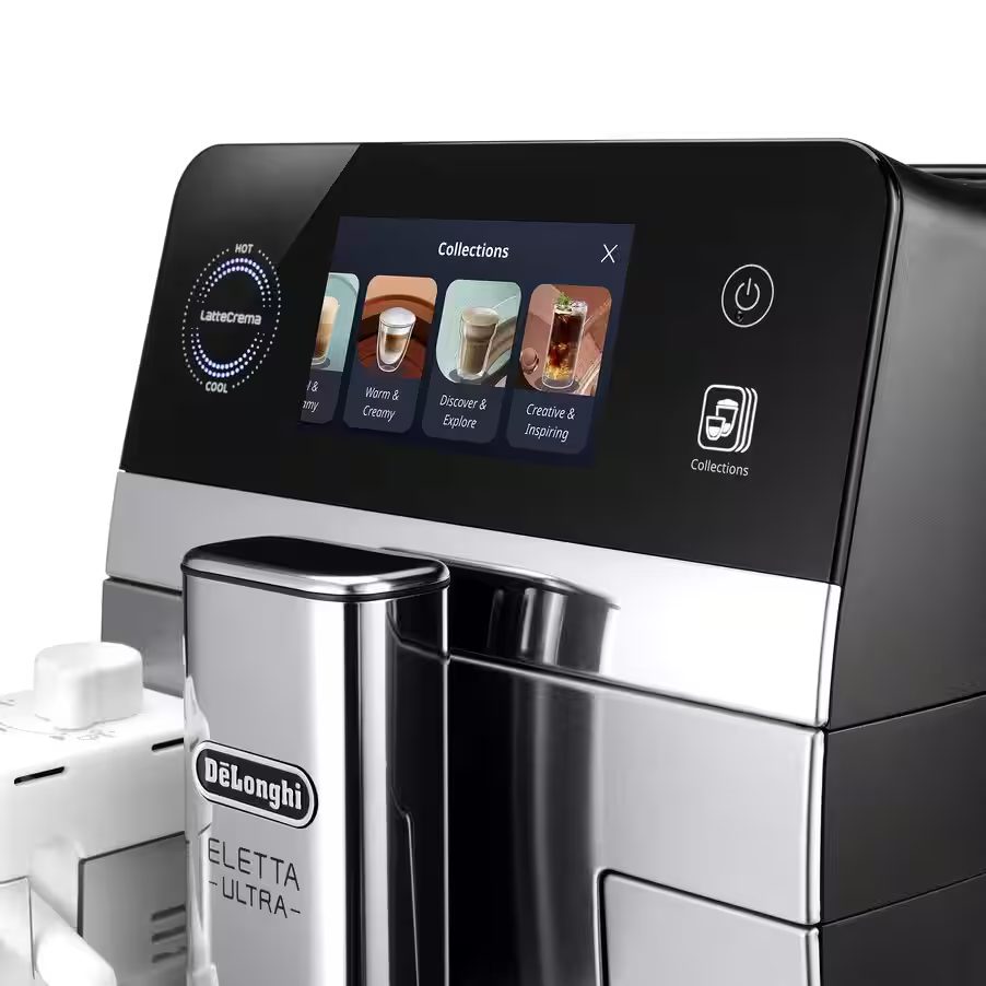 DE-LONGHI Eletta Ultra ECAM470.85.MB automata kávéfőző hideg és forró italokhoz – 2. kép