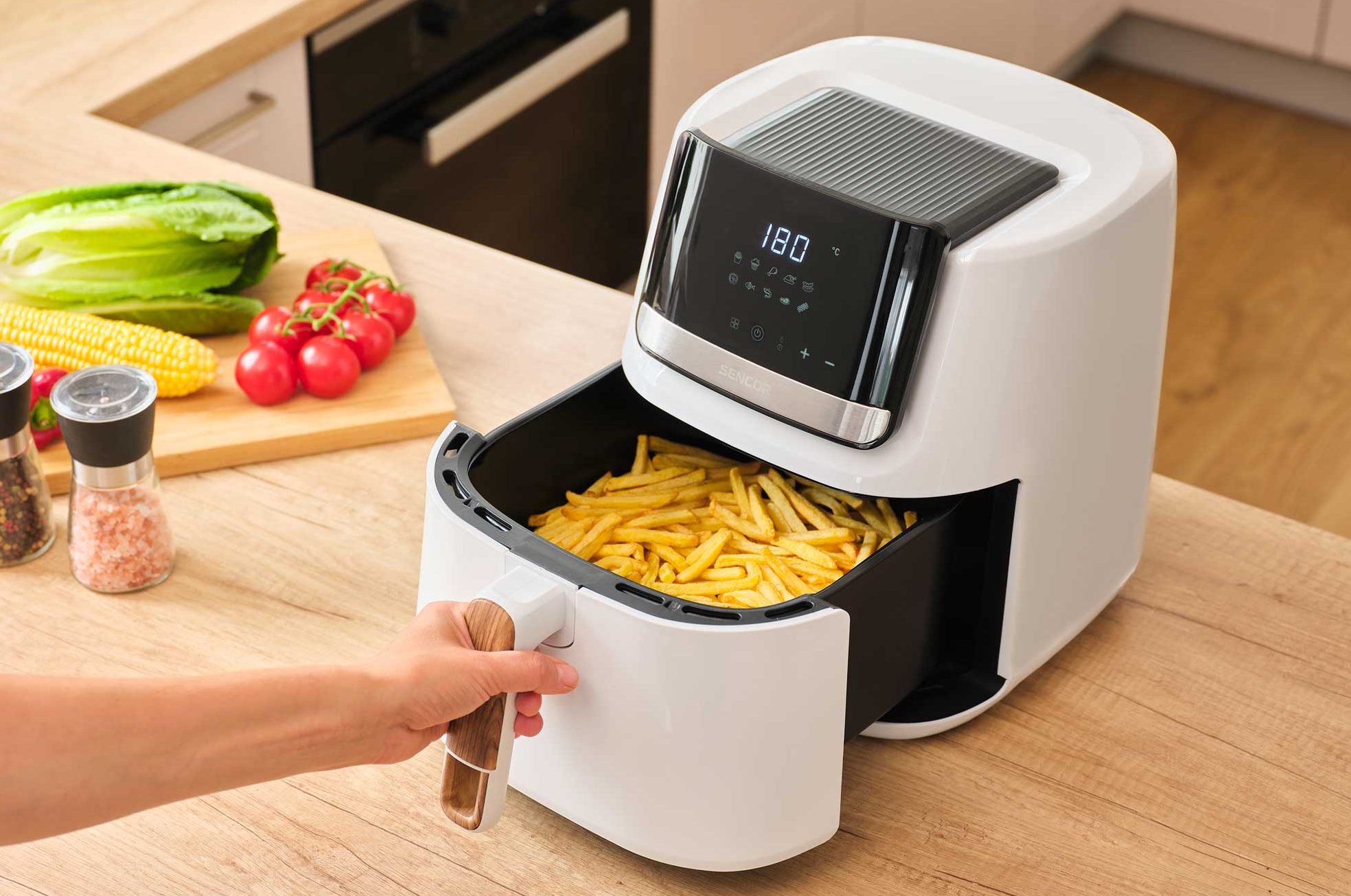 SENCOR SFR 6551WH-EUE3 6,5 literes forrólevegős fritőz – 8. kép