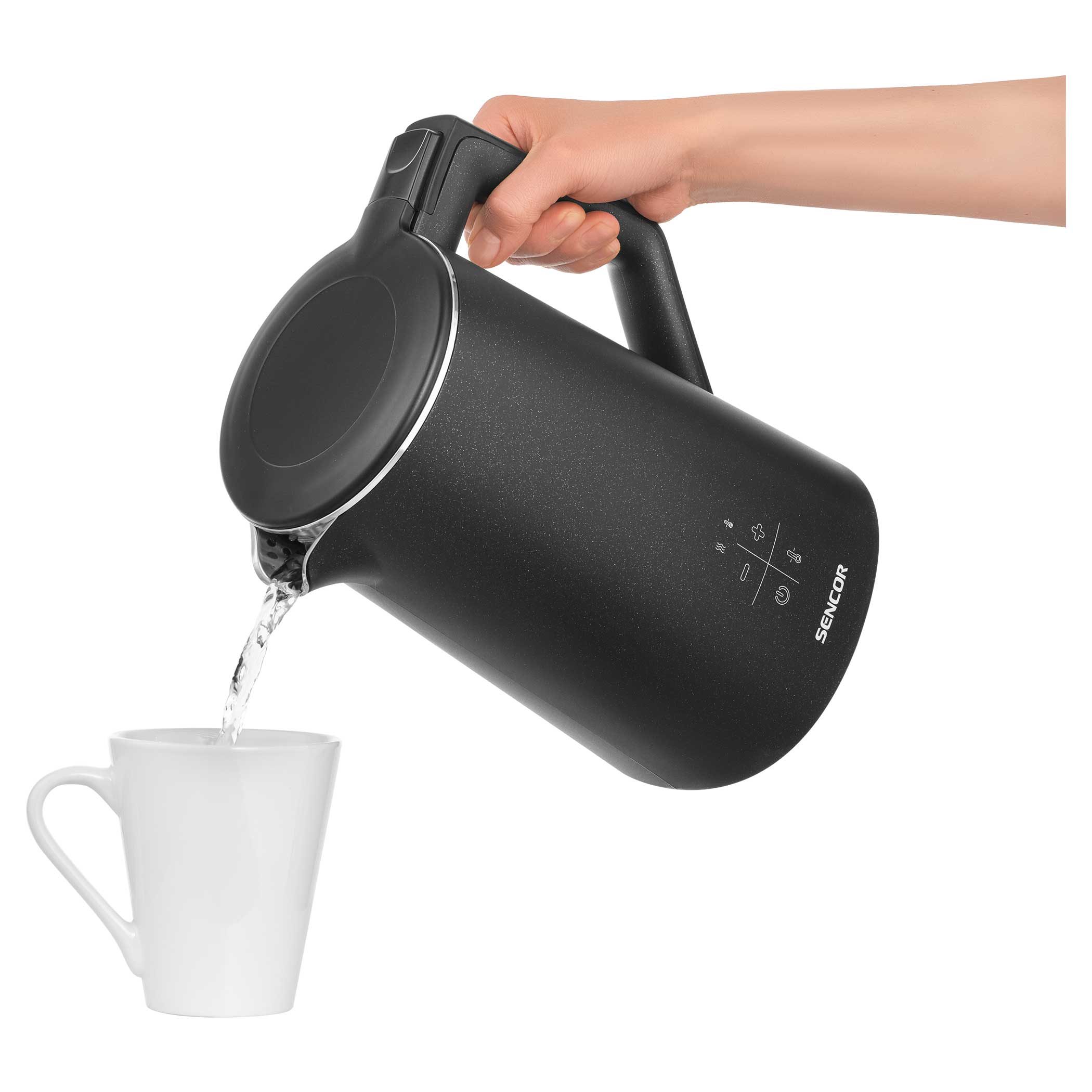 SENCOR SWK 0600BK hőfokszabályozós vízforraló, 1,7 l – 4. kép