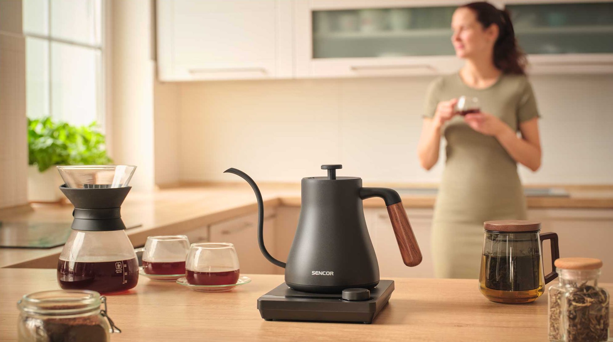 SENCOR SWK 2828BK precíziós vízforraló digitális kijelzővel, 0,6 l – 9. kép