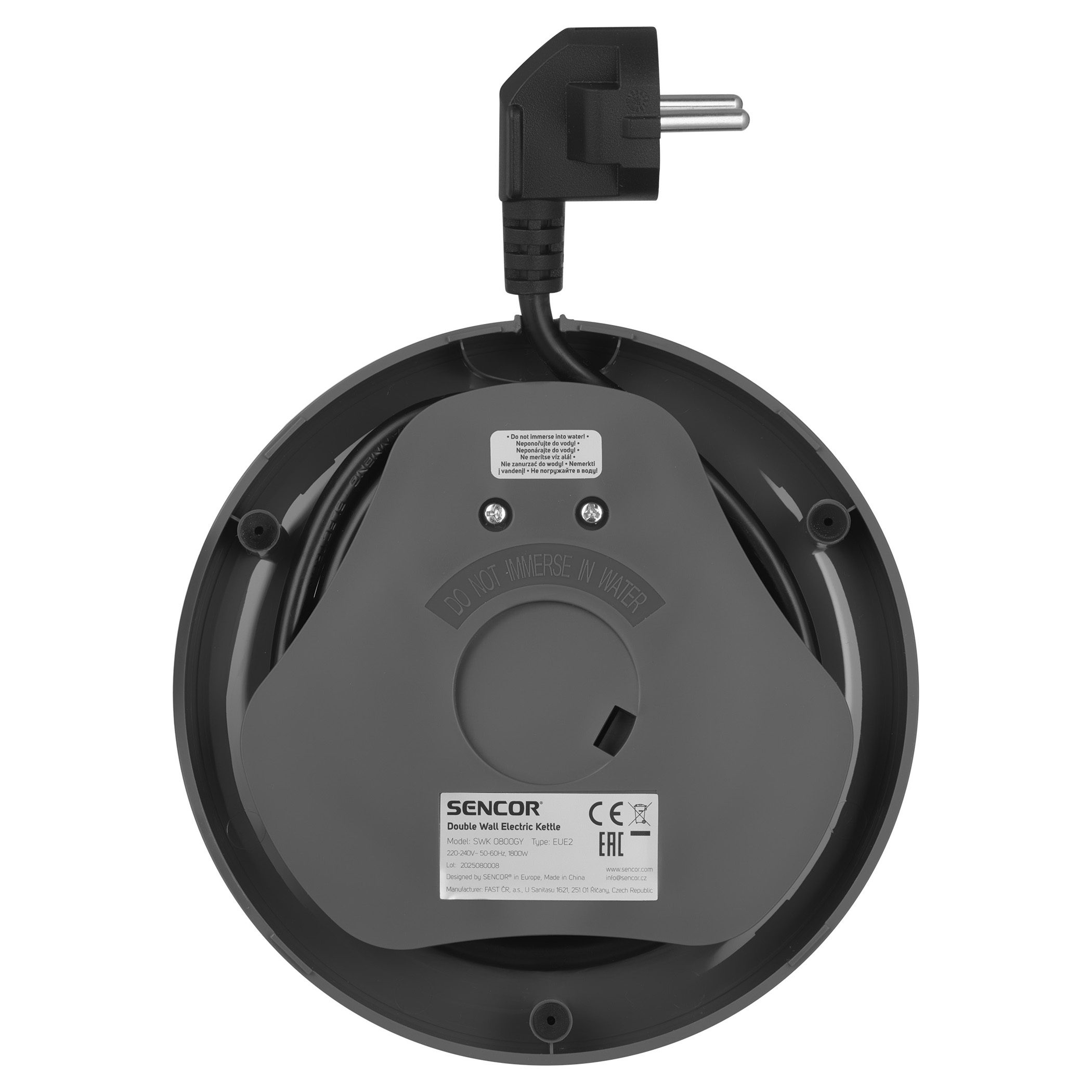 SENCOR SWK 0800GY dupla falú vízforraló, 1,7 l – 4. kép