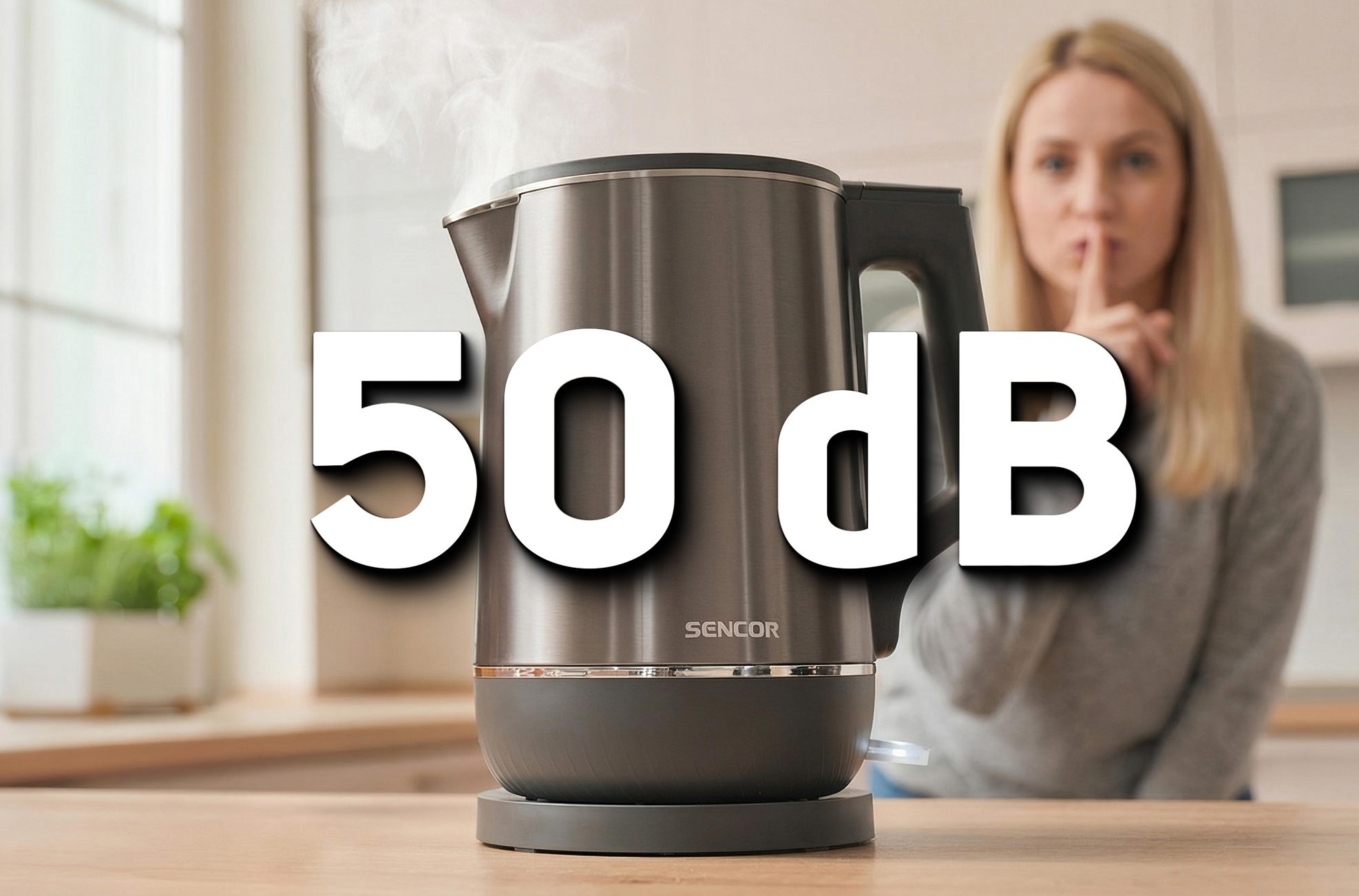SENCOR SWK 0800GY dupla falú vízforraló, 1,7 l – 10. kép
