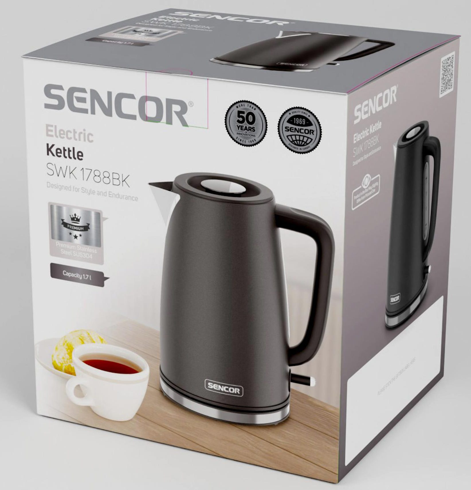 SENCOR SWK 1788BK 1,7 literes fekete vízforraló – 11. kép