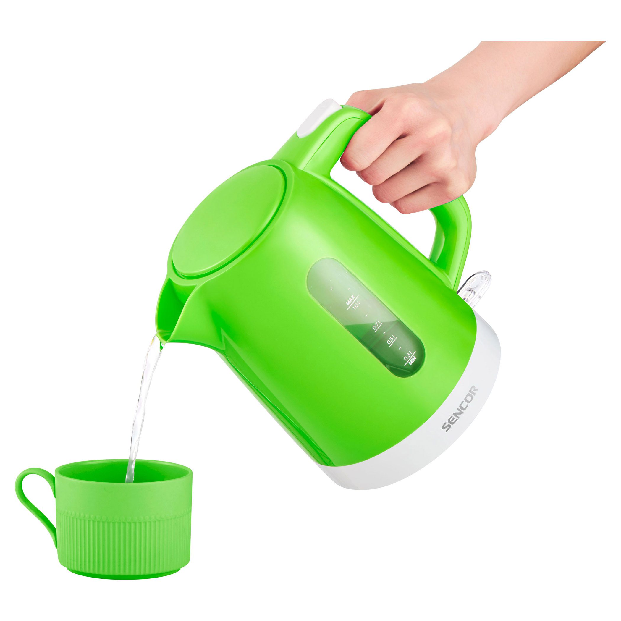 SENCOR SWK 1021GR zöld, 1 literes elektromos vízforraló – 2. kép