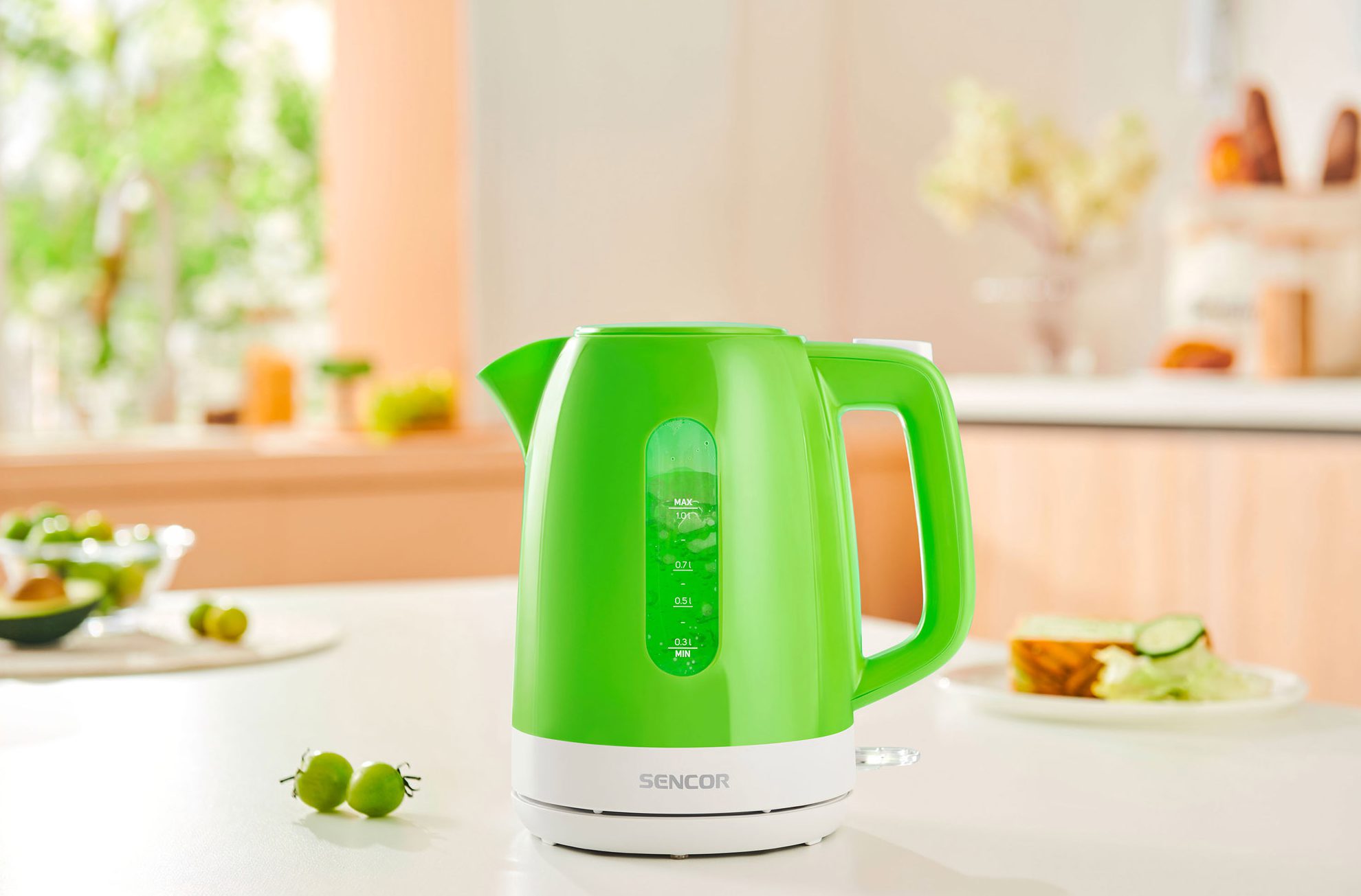 SENCOR SWK 1021GR zöld, 1 literes elektromos vízforraló – 7. kép