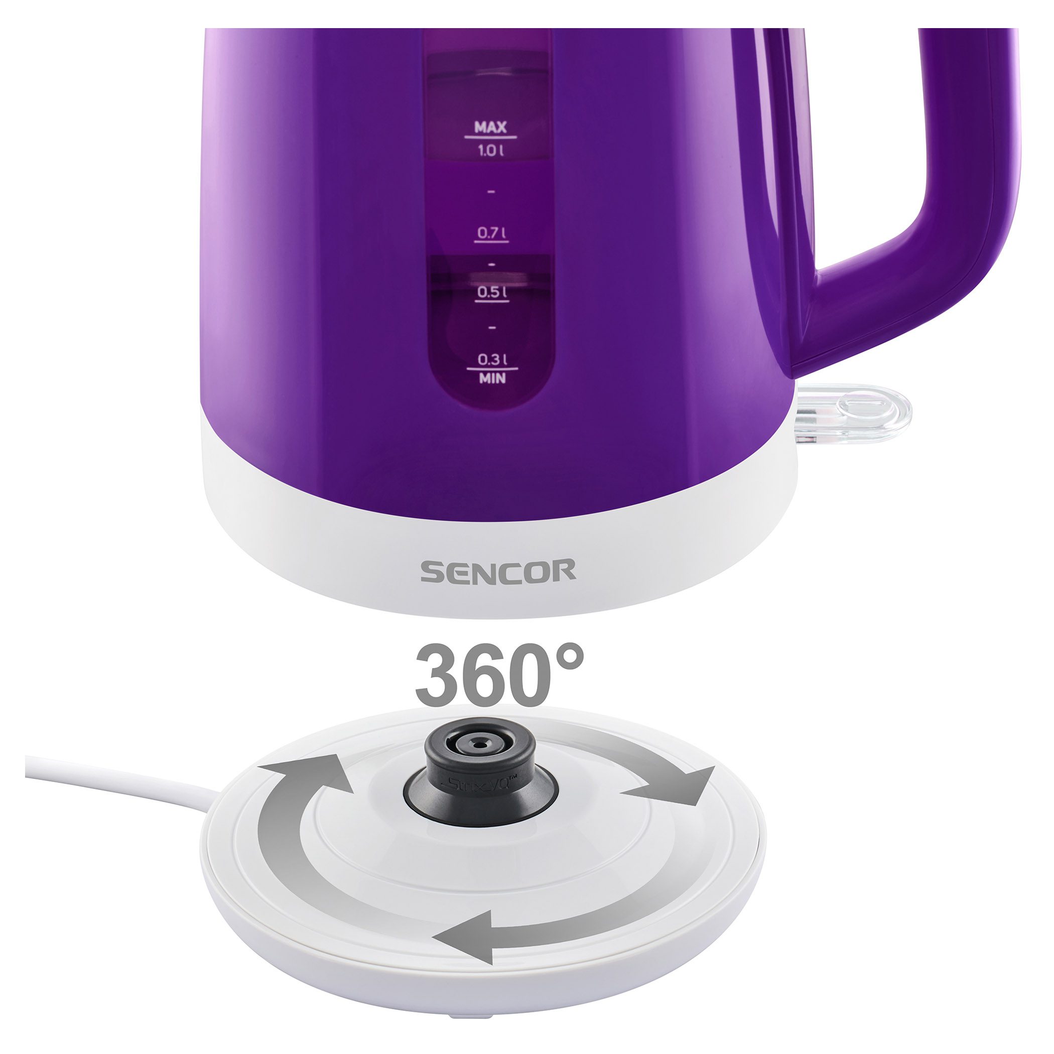 SENCOR SWK 1025VT 1 literes lila vízforraló 2200 W teljesítménnyel – 4. kép