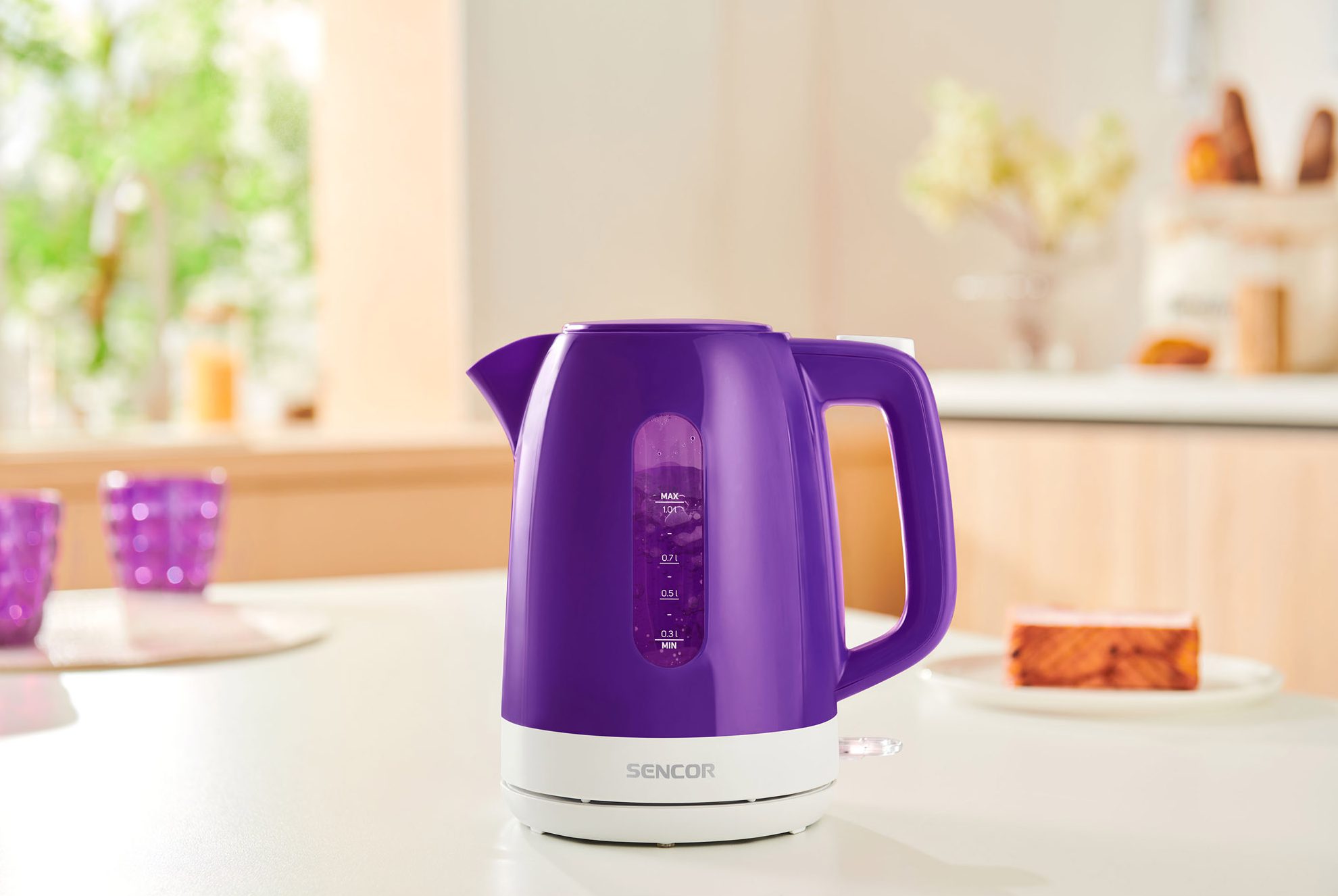 SENCOR SWK 1025VT 1 literes lila vízforraló 2200 W teljesítménnyel – 6. kép