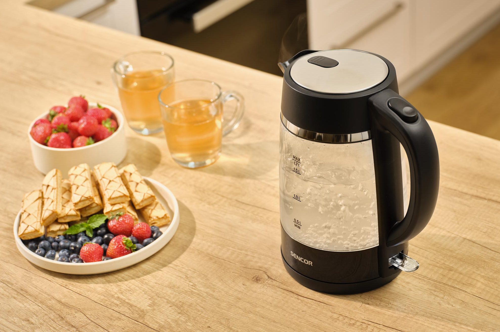 SENCOR SWK 2711BK üveg vízforraló, 1,7 l – 10. kép