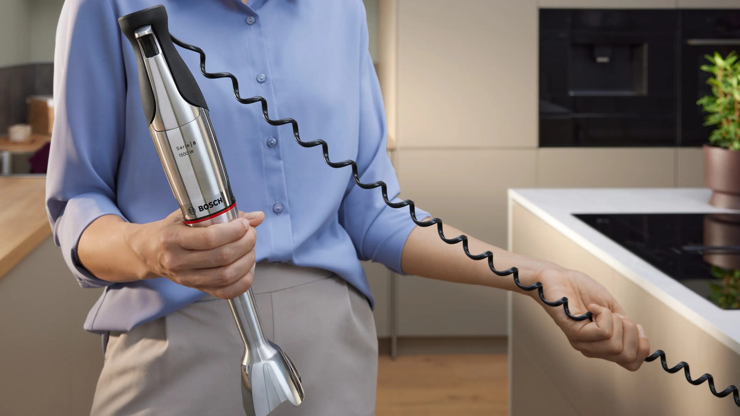 BOSCH MSM8M950 Serie 8 botmixer szett aprítóval, 1500 W, ezüst-fekete – 7. kép