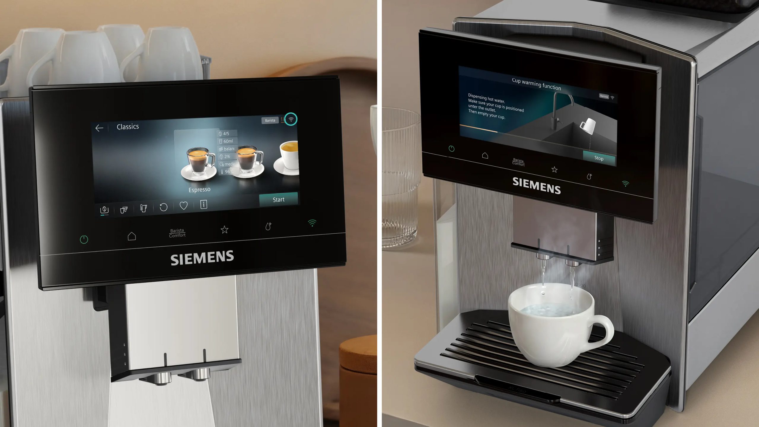 SIEMENS TQ923E83 automata kávéfőző baristaMode vezérléssel, inox – 10. kép