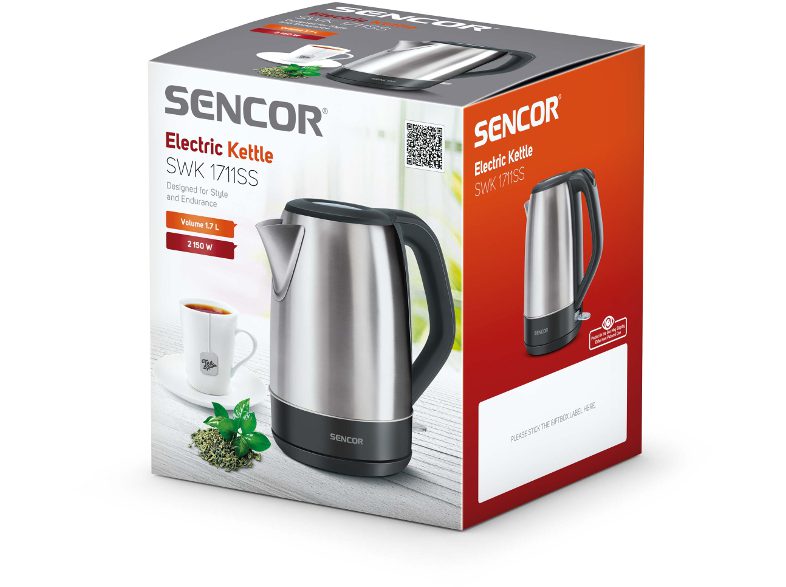 SENCOR SWK 1711SS 1,7 literes elektromos vízforraló – 9. kép
