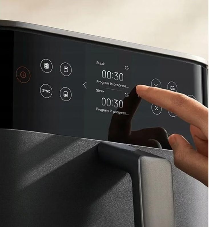 XIAOMI BHR0883EU kétzónás, 12 literes forrólevegős sütő – 6. kép