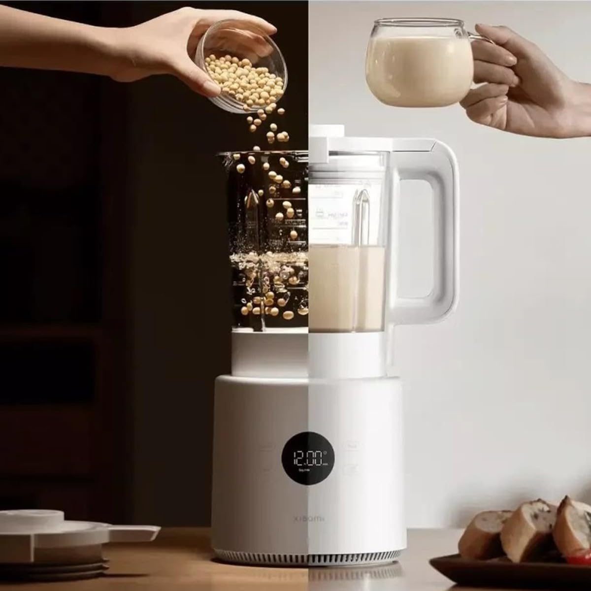 XIAOMI BHR07QSEU fűtős turmixgép 1,75 literes üvegkehellyel – 2. kép