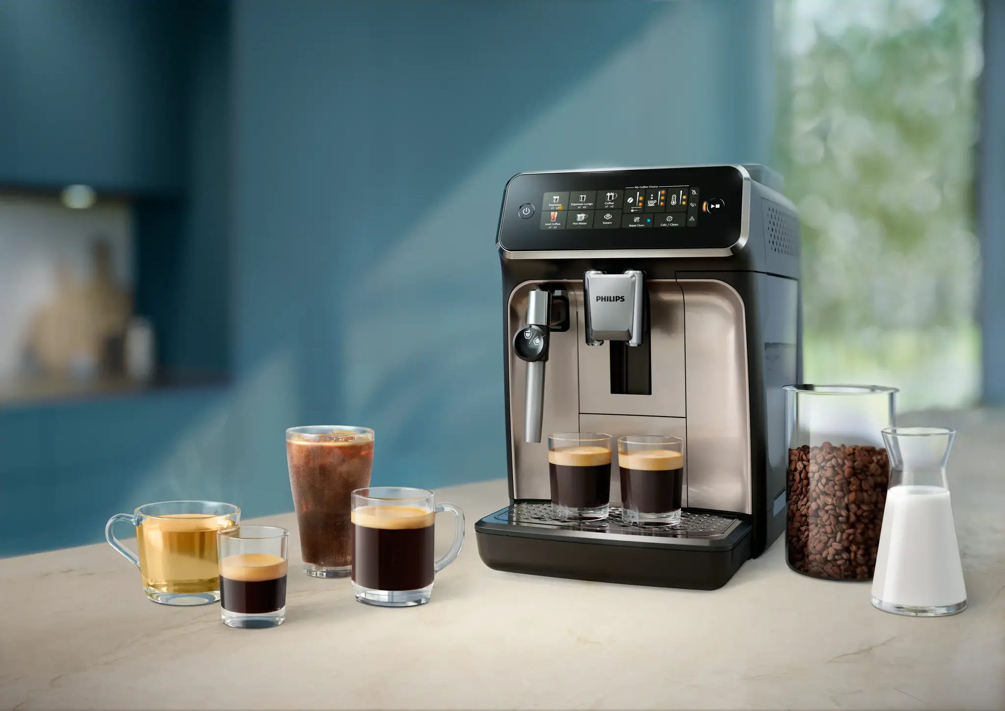 PHILIPS EP3326/90 automata kávéfőző LatteGo tejrendszerrel – 5. kép