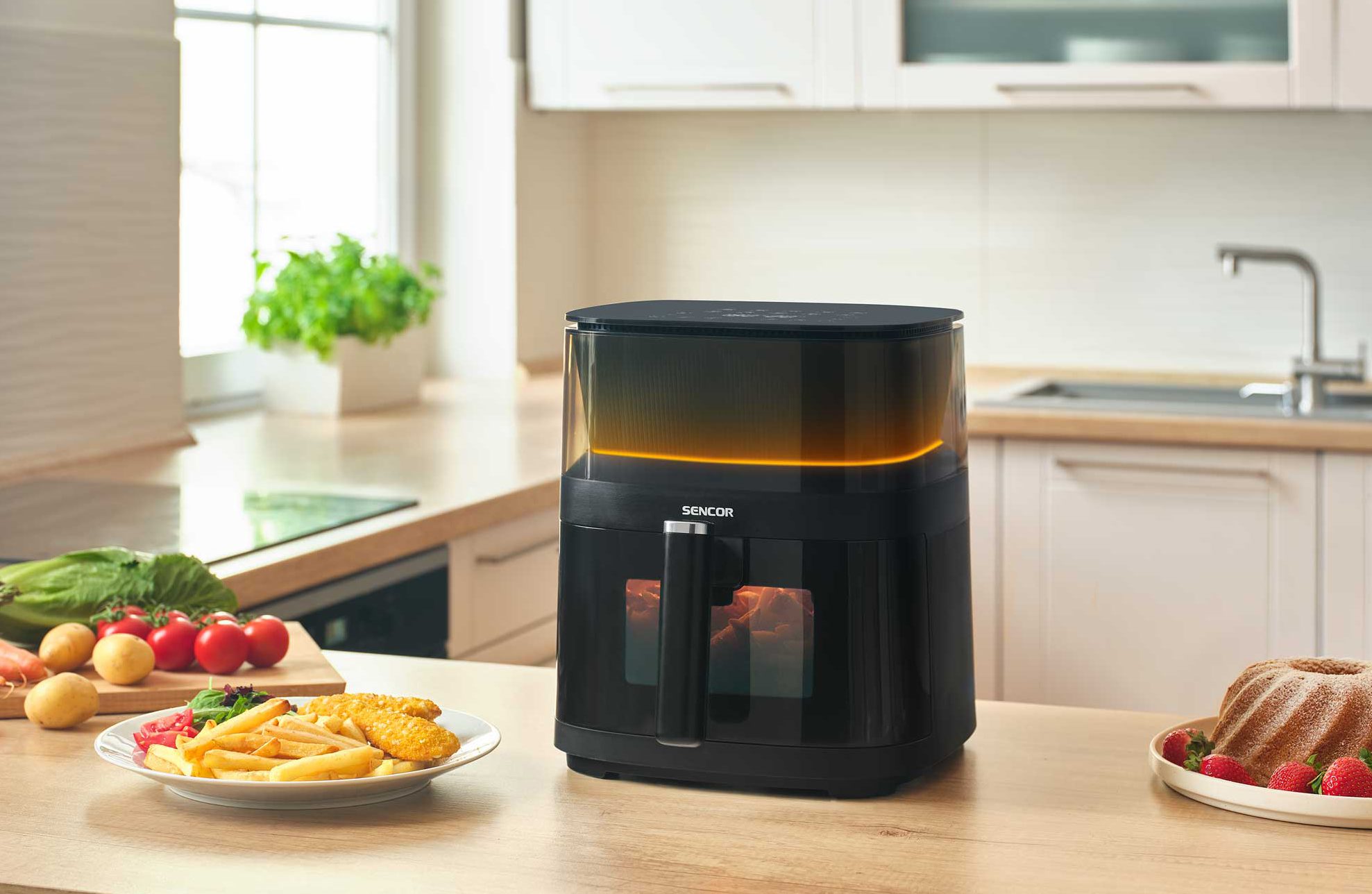 SENCOR SFR 5050BK forrólevegős sütő vízpermet funkcióval – 11. kép