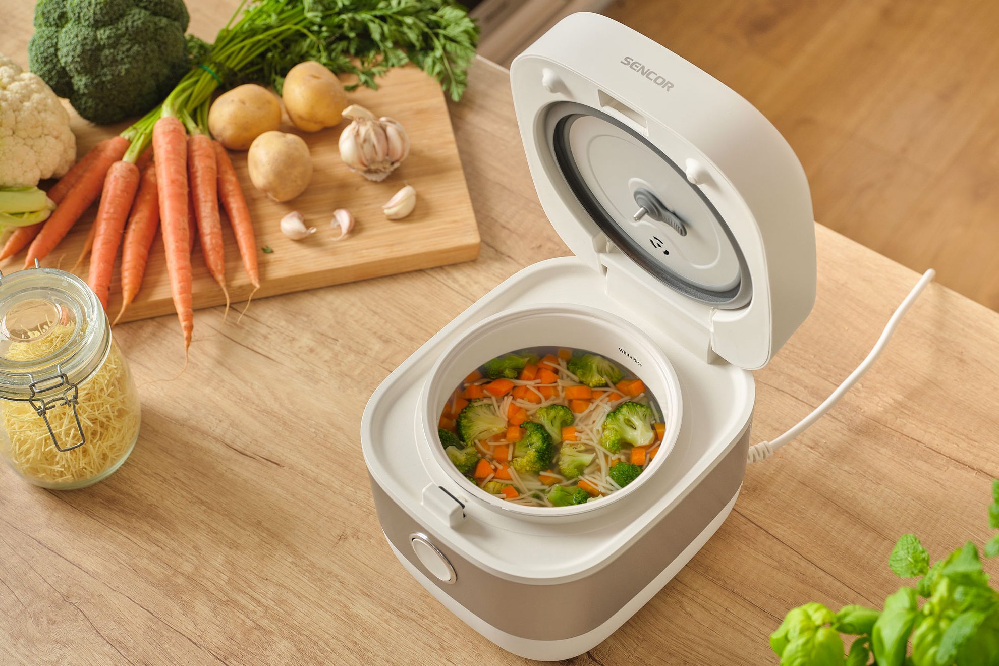 SENCOR SRM 1600WH digitális rizsfőző kerámia bevonatú edénnyel – 11. kép
