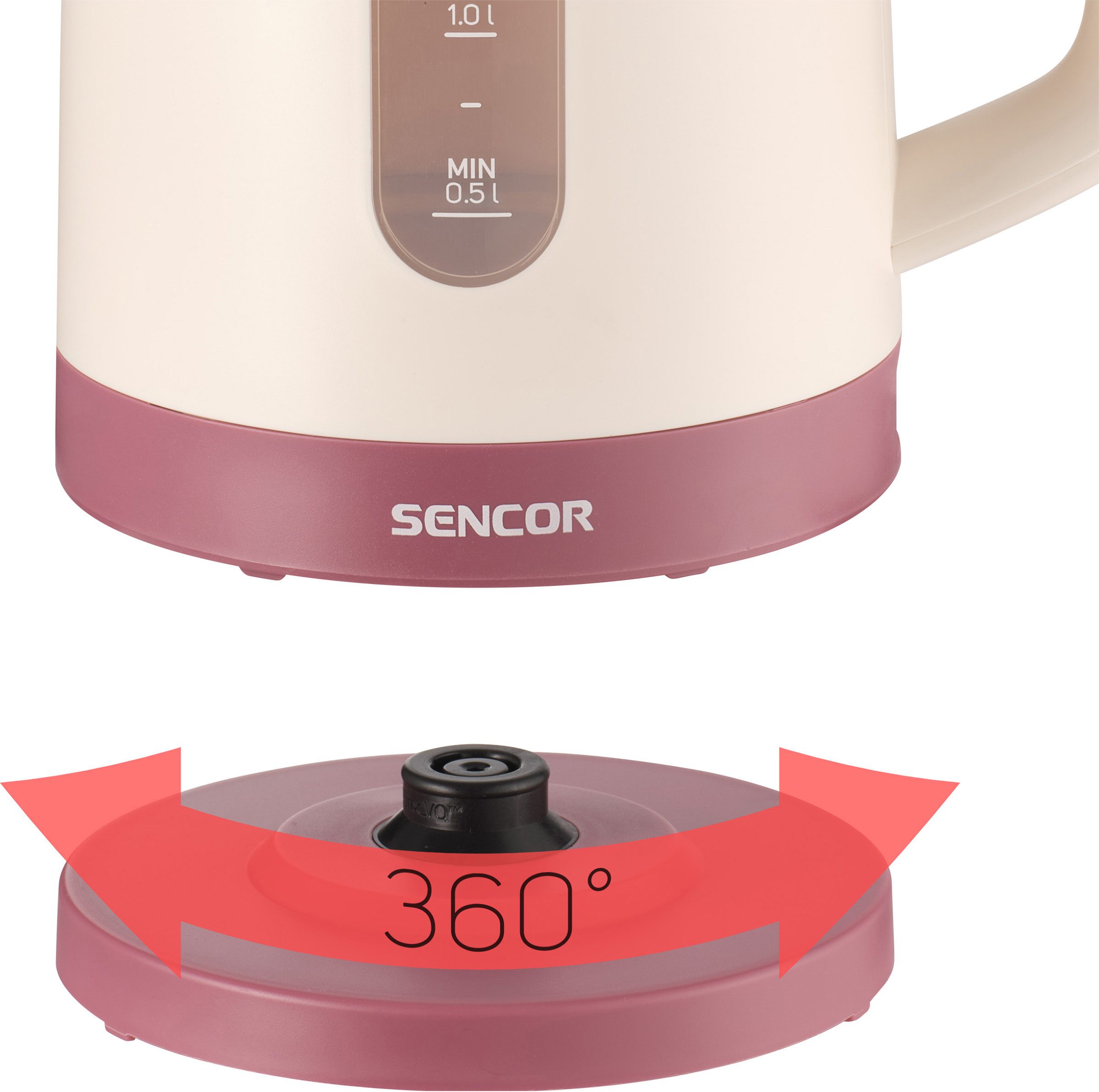 SENCOR SWK 1733RS 1,7 literes vízforraló 2200 W teljesítménnyel – 4. kép