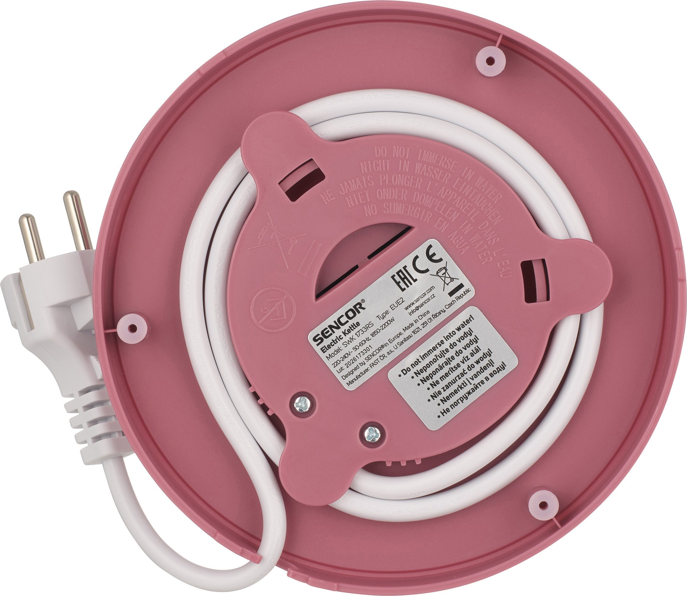 SENCOR SWK 1733RS 1,7 literes vízforraló 2200 W teljesítménnyel – 8. kép