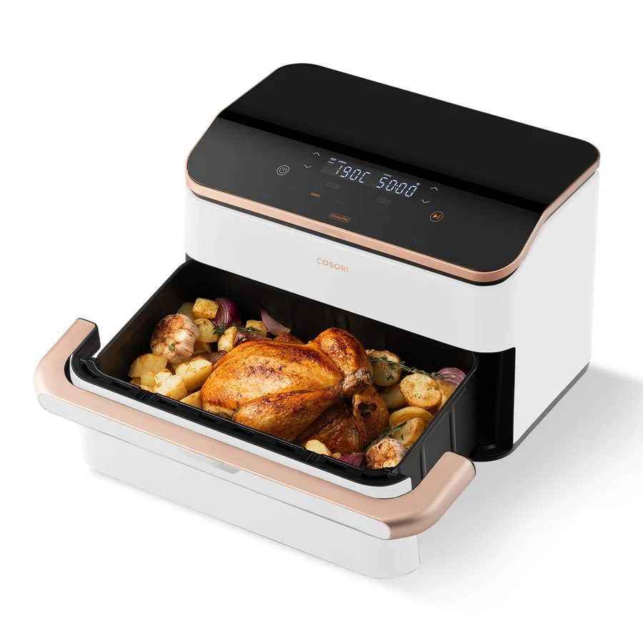 COSORI Dual Blaze TwinFry 10 literes fehér forrólevegős sütő – 3. kép
