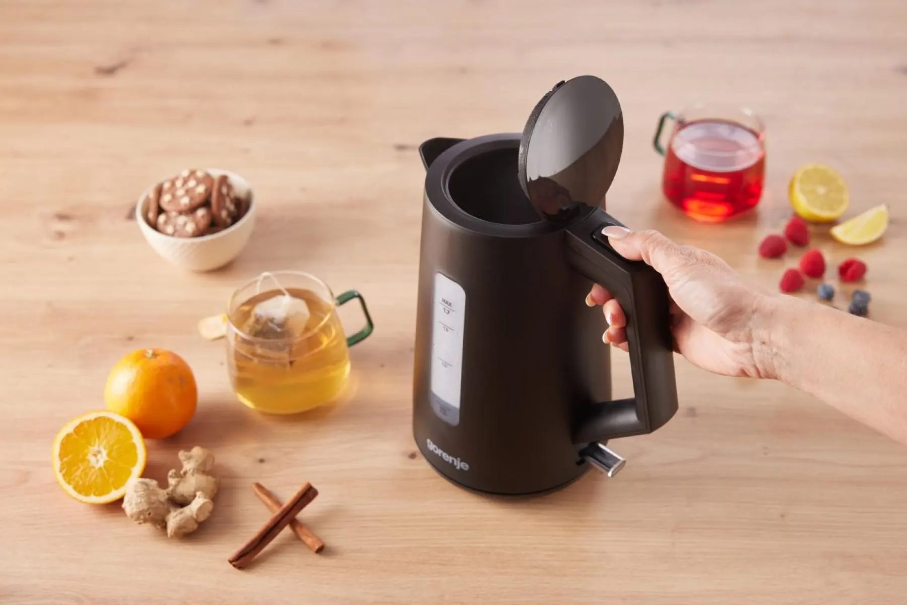 GORENJE K17OPB fekete vízforraló 1,7 l-es kapacitással – 5. kép