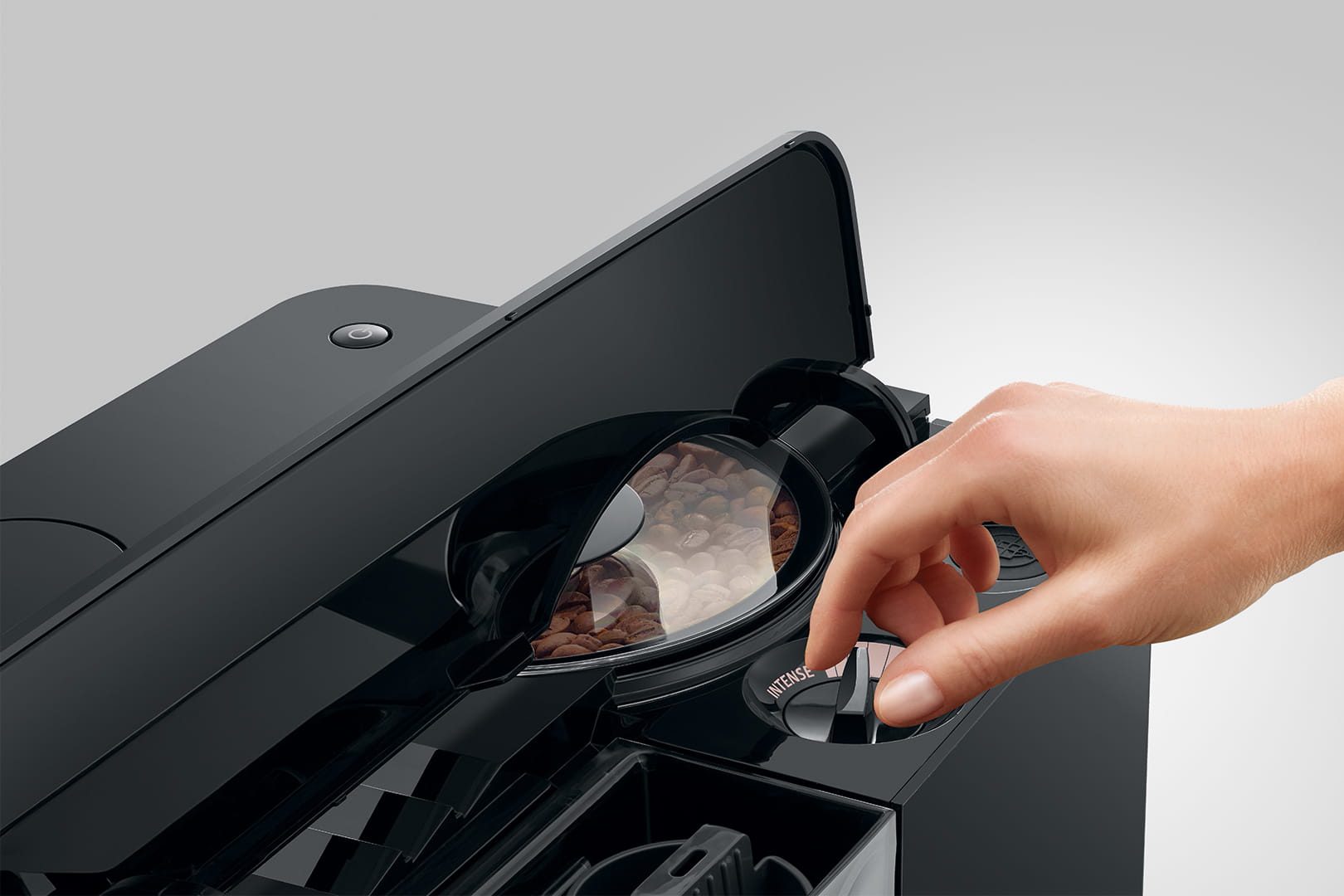 JURA C9 Piano Black (EA) automata kávéfőző Hot Brew és Light Brew funkcióval – 5. kép