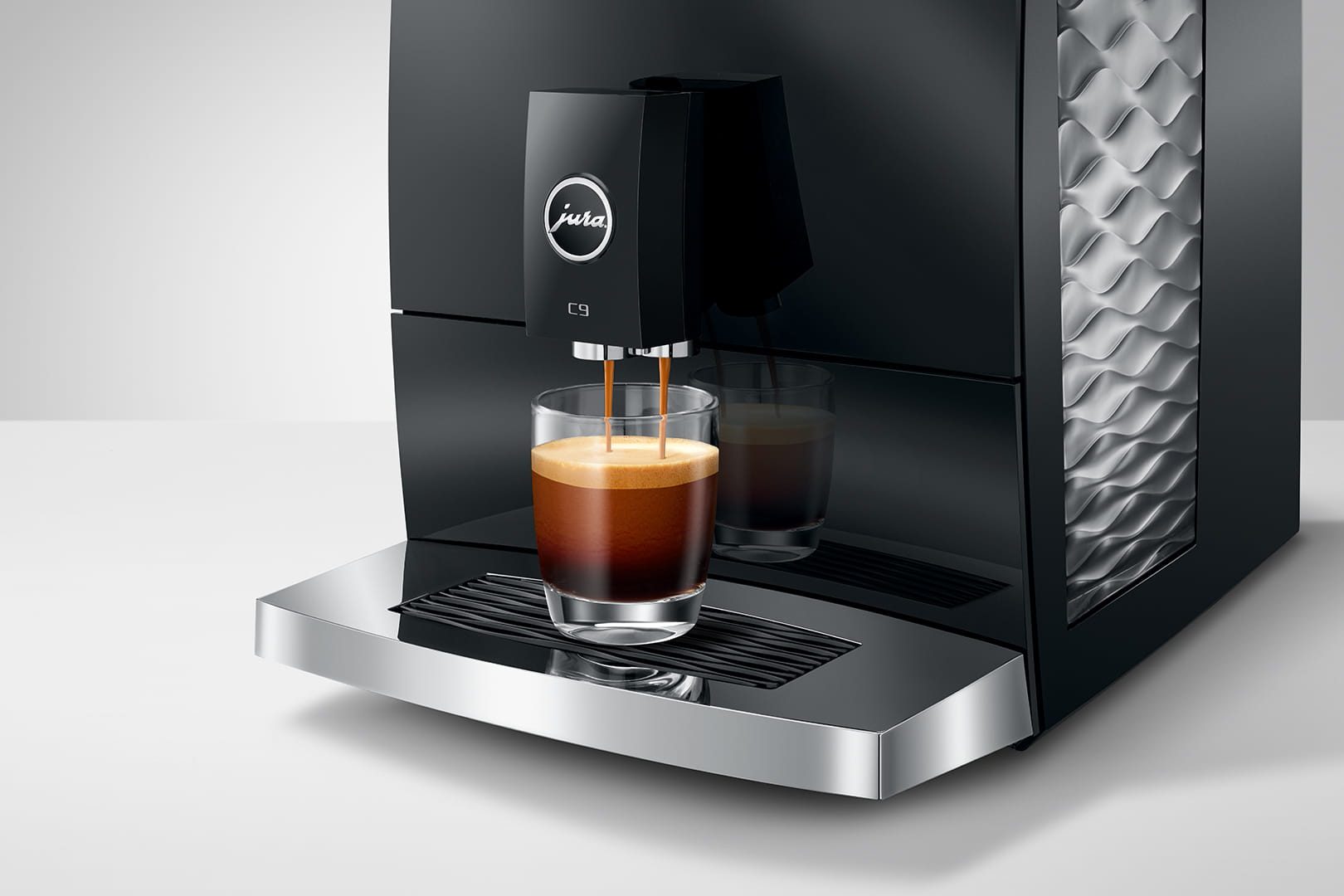 JURA C9 Piano Black (EA) automata kávéfőző Hot Brew és Light Brew funkcióval – 8. kép