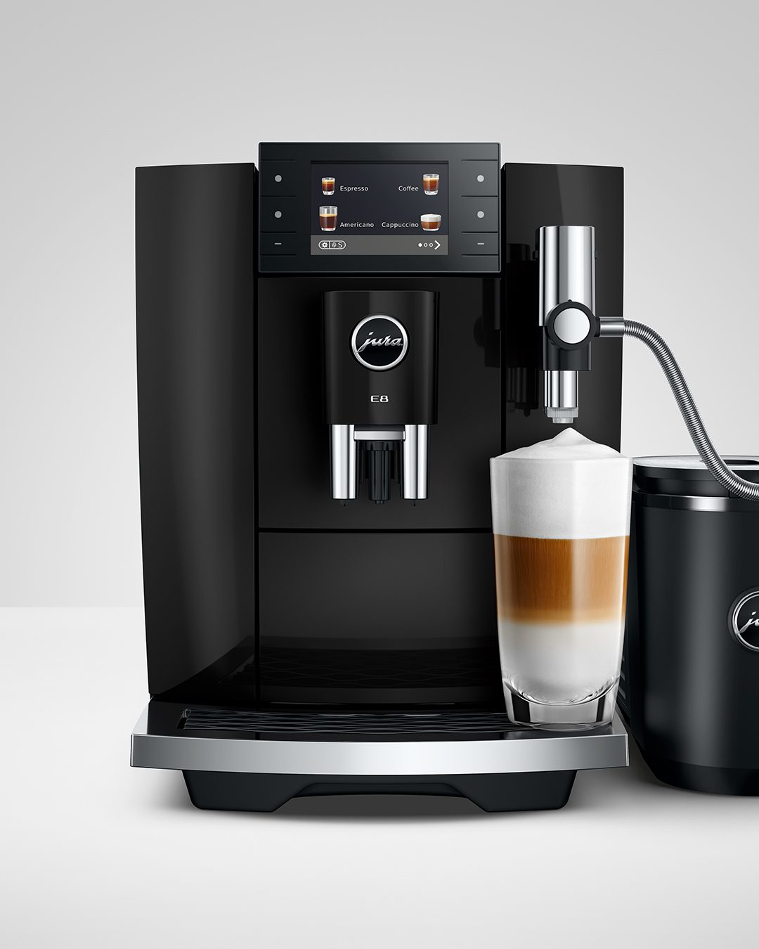 JURA E8 Piano Black (ED) automata kávéfőző 3,5 colos színes kijelzővel – 9. kép