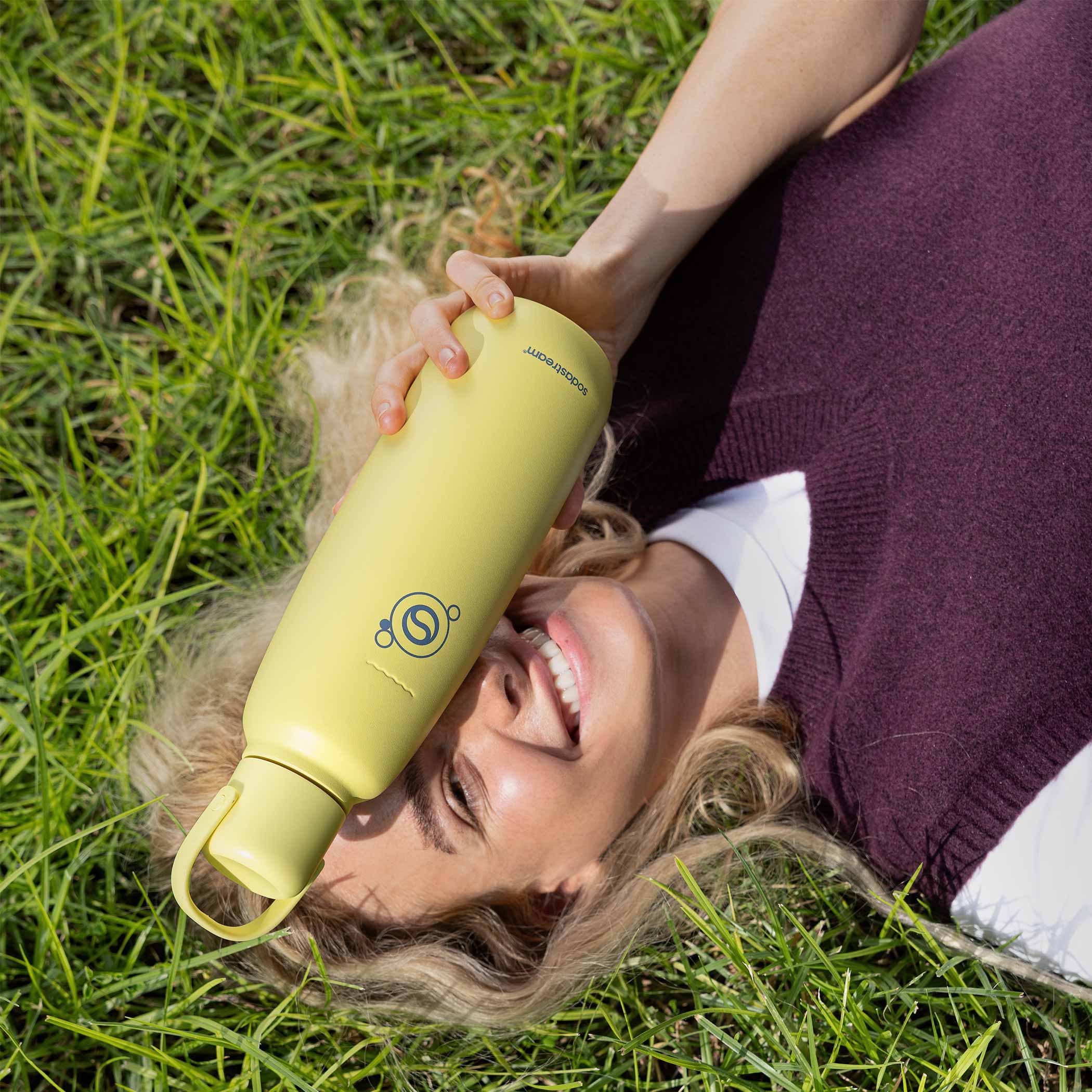 SODA STREAM BO FIZZ&GO COOL 0.9 l citromsárga rozsdamentes acél termosz – 7. kép