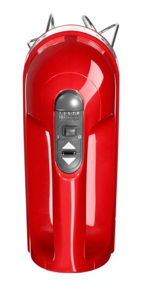 KITCHEN AID KA5KHB9212EER piros kézi mixer, 9 fokozattal, 85 W – 3. kép