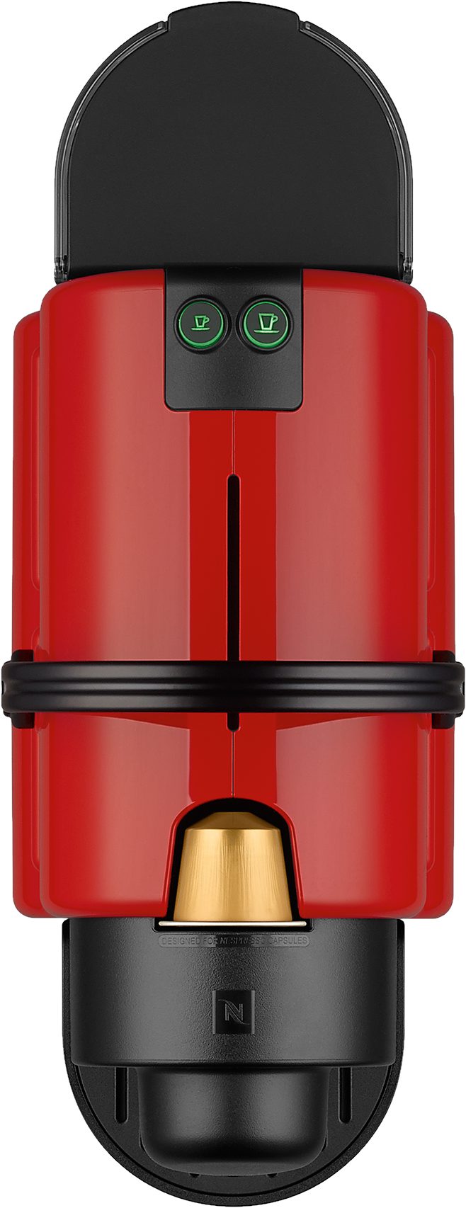 KRUPS Nespresso Inissia XN100510 piros kapszulás kávéfőző – 4. kép