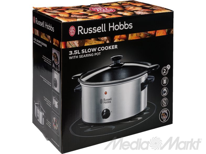 RUSSELL HOBBS 22740-56/RH C@H lassú főző, 3,5 literes, inox – 4. kép
