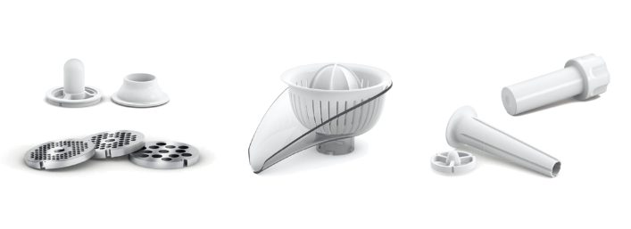 BOSCH MFW3630A húsdaráló 1600 W-os teljesítménnyel, citruspréssel és töltőfeltétekkel – 5. kép