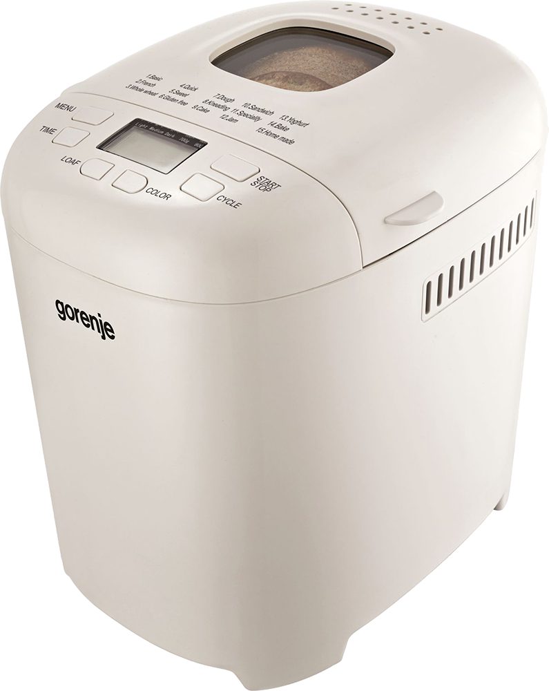 GORENJE BM 910 WII kenyérsütő 15 programmal, 550 W teljesítménnyel – 2. kép
