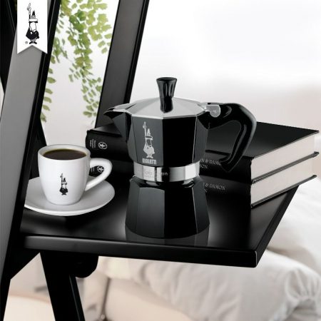 BIALETTI 0004952 Moka Express fekete alumínium kotyogós kávéfőző, 3 adagos – 4. kép