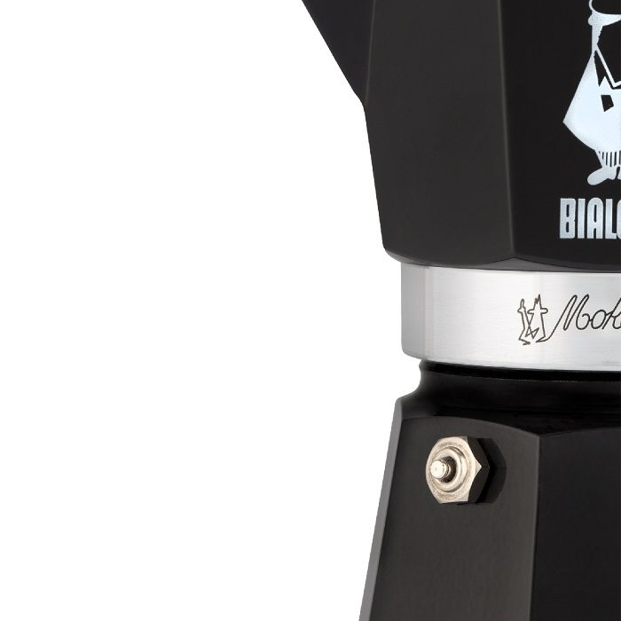BIALETTI 0004953 Moka Express fekete alumínium kotyogós kávéfőző, 6 adagos – 5. kép