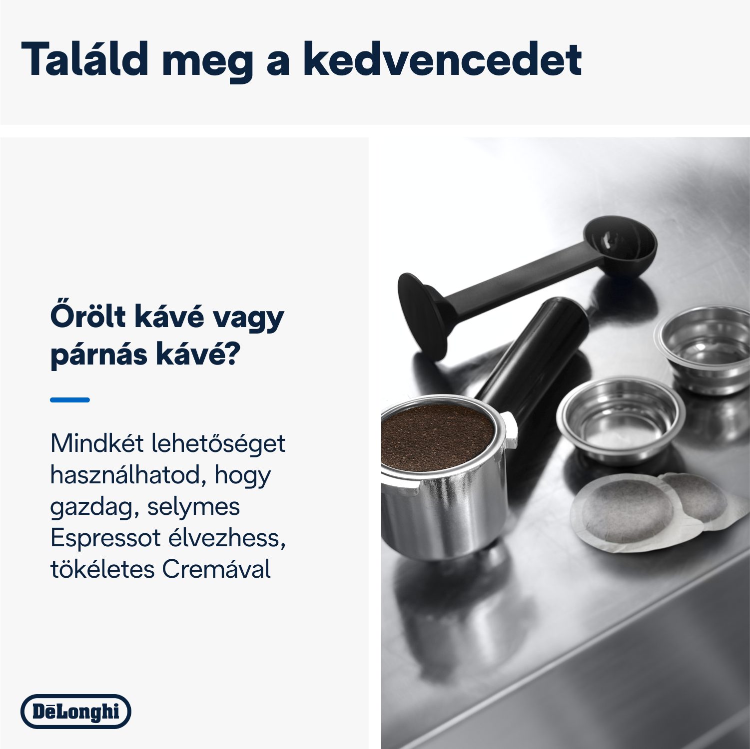 DE-LONGHI Dedica EC685.M karos eszpresszó kávéfőző, ezüst fémházzal – 7. kép