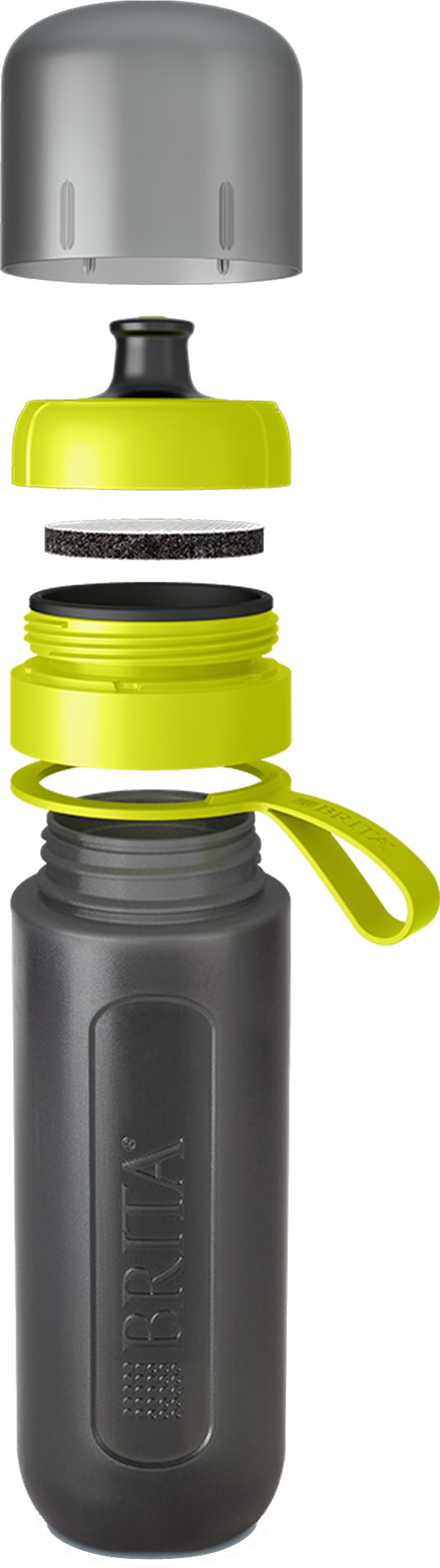 BRITA Fill&Go Active 600 ml-es vízszűrős kulacs, rózsaszín – 5. kép