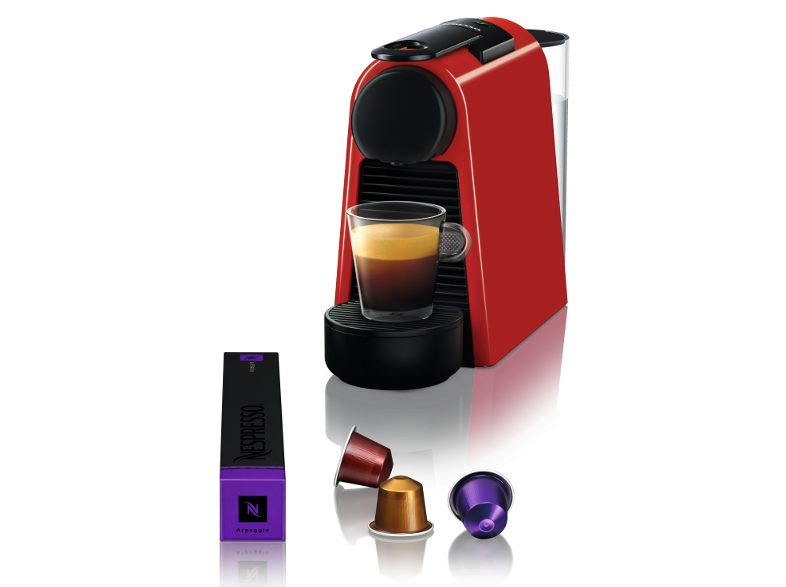 DE-LONGHI Nespresso Essenza Mini EN85.R piros kapszulás kávéfőző – 14. kép