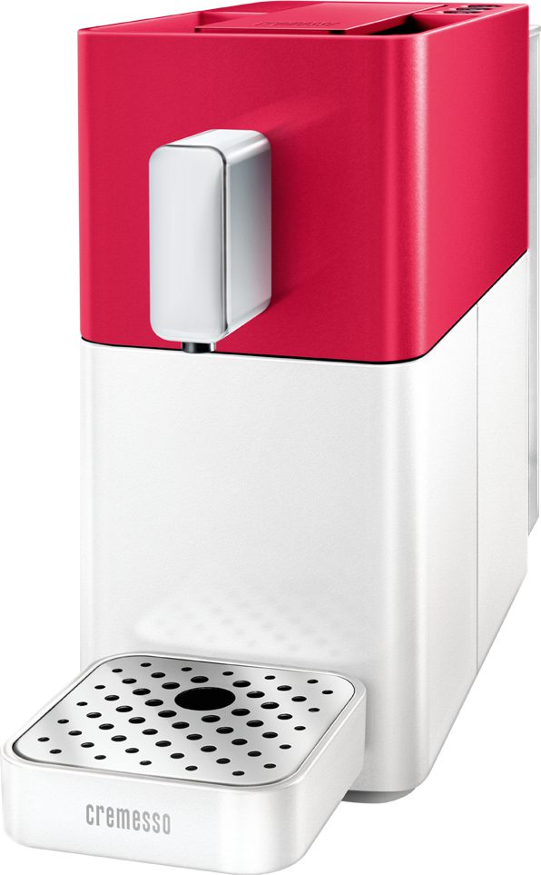 CREMESSO Easy kapszulás kávéfőző aromafokozással, piros-fehér – 2. kép