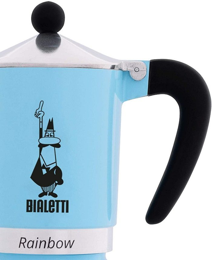 BIALETTI 5042 világoskék kotyogós kávéfőző, 3 adagos – 6. kép