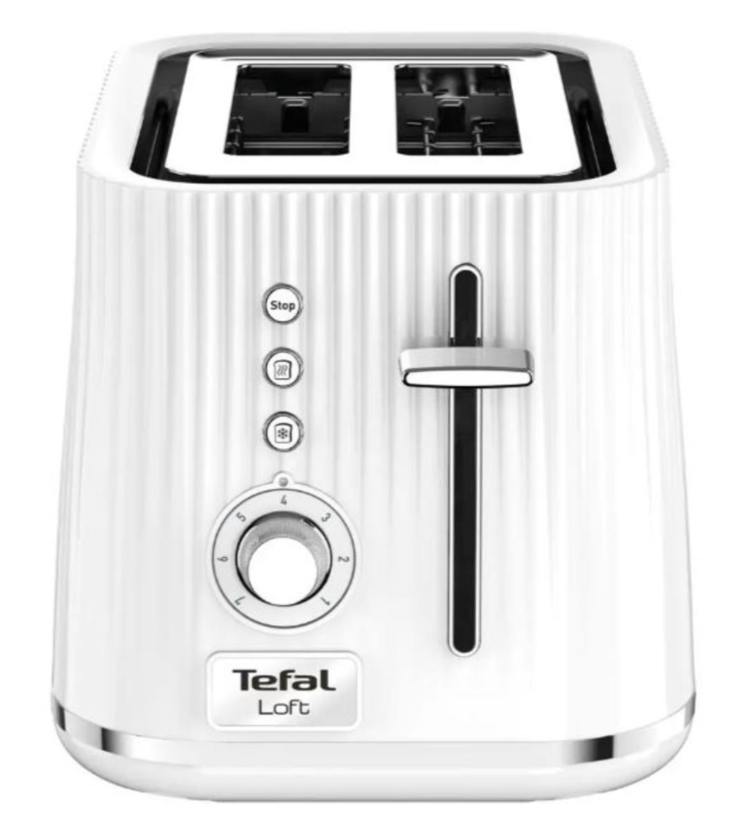 TEFAL TT761138 Loft fehér kenyérpirító 2 extra széles nyílással, 850 W – 3. kép